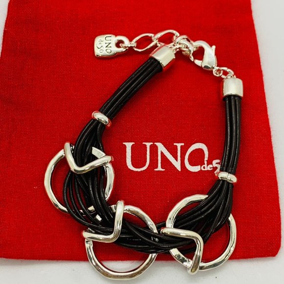 STEPS BRACELET - UNO de 50 Exceptional Bracelet Leather Bracelet Modern Simple - Picture 2 of 7